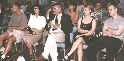 Irving with part of Audience at Niagara Falls