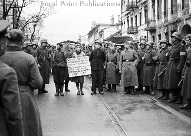  Voroshilov Street in Minsk, October 1941, to their execution by hanging.