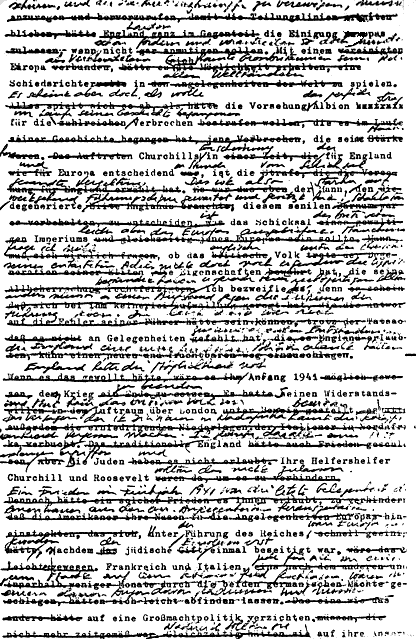 A Handwritten page of the MS