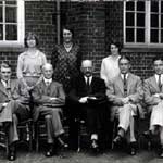 Headmaster John Irving with the senior staff of Saints Mary & John School, Oxford