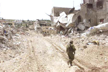 The ruins of Jenin