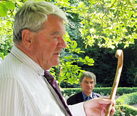 Irving with Hitler's stick