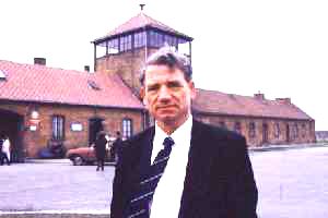 Dr F Toben visits Auschwitz camp